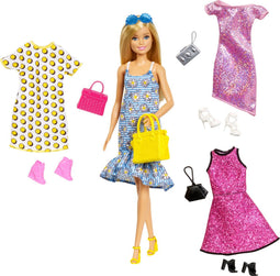 Barbie Fashionista-pop Met 4 Modes Roze