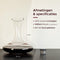Luxwine® - Decanteer karaf - 1.45L - Handgeblazen - Hoge kwaliteit kristalglas