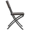 vidaXL - Tuinstoelen - inklapbaar - 4 - st - HDPE - en - staal - bruin