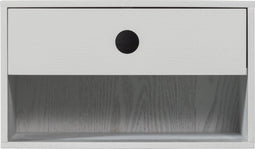 WOOOD Nancy Hangend Nachtkastje - MDF - Mist - 20x34x30