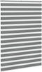 vidaXL - Zebra - rolgordijn - 165x200 - cm - stofbreedte - 160,9 - cm - donkergrijs
