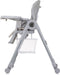 Chipolino Master Chef Kinderstoel Met Eetblad & Zitkussen Pure Grey
