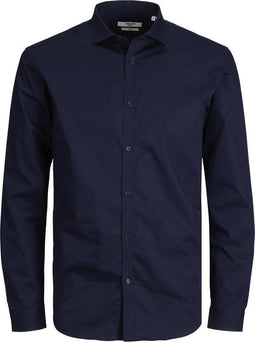 jack & jones Cardiff Shirt - Navy Blazer - Maat L - 12201905