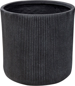 OREOI - Bloempot - Grafietgrijs - 45 x 45 x 45 cm - Kleivezel