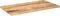 vidaXL - Tafelblad - rechthoekig - 110x70x2,5 - cm - massief - mangohout