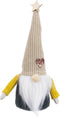 Christmas Kerstversiering Groen Beige Zand Weefsel Kerstman 20 Cm