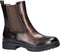 TAMARIS Core Dames Biker Boots - Metallic lak effect - Bruin