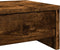 vidaXL - Monitorstandaard - met - lades - 100x27x15 - cm - hout - gerookt - eikenkleur