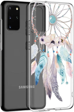 iMoshion Hoesje Geschikt voor Samsung Galaxy S20 Plus Hoesje Siliconen - iMoshion Design hoesje - Transparant / Meerkleurig / Dreamcatcher
