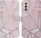 iMoshion Hoesje Geschikt voor Samsung Galaxy S21 Plus Hoesje Met Pasjeshouder - iMoshion Design Softcase Bookcase - Meerkleurig / Pink Graphic