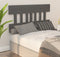 vidaXL - Hoofdbord - 183,5x3x81 - cm - massief - grenenhout - grijs