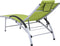 vidaXL - Ligbed - aluminium - en - textileen - groen