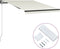 vidaXL - Luifel - automatisch - uittrekbaar - 300x250 - cm - crème