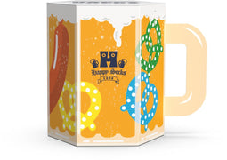 Happy Socks 3-Pack Beer Glass Socks Gift Set - Dames - Navy (3-pack)