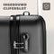 Monzana Hardcase Kofferset Baseline – 3 Stuks M/L/XL - Zwart