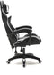 VDD Gaming - Game stoel - Gaming - Bureaustoel - Met Nekkussen & Verstelbaar Rugkussen -Silicone Game Stoel - Draaistoel - Zwart/ Grijs