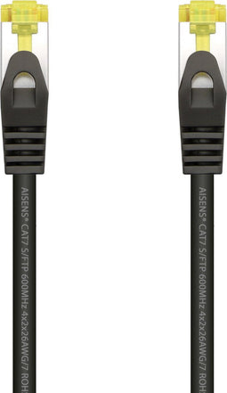 AISENS A146-0486 netwerkkabel Zwart 1 m Cat7 S/FTP (S-STP)