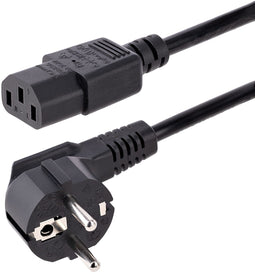 Startech.com 713E-1M-POWER-CORD - Stroomkabel CEE 7/7 naar C13 - 1m 18AWG 250V 10A Zwart
