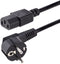 Startech.com 713E-1M-POWER-CORD - Stroomkabel CEE 7/7 naar C13 - 1m 18AWG 250V 10A Zwart