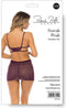 Rene Rofe Lingerie Chemise -S/M- Sneak Peak Chemise Set Paars