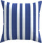 vidaXL - Sierkussens - 4 - st - gestreept - 50x50 - cm - stof - blauw - en - wit