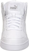 PUMA Rebound V6 Mid Jr - Hoge sneakers - Gerecycled materiaal - PUMA White-Cool Light Gray