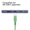 imoshion Kabel - USB C naar USB A Kabel - 1 meter - USB-C Oplader Kabel - Geschikt voor o.a. Apple iPhone 15/16 en Samsung - Groen