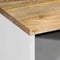 vidaXL - Nachtkastje - 50x33x60 - cm - massief - mangohout