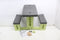 Smoby - Picknicktafel - Accessoire voor speelhuis - Antraciet/groen