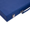 Engelhart Backgammon - 18 inch - Grijs Blauw Wit Ingelegd Bord - Sky Blue Koffer met Handvat