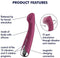 Satisfyer - Spinning G-Spot 1 - Vibrerende en Roterende G-Spot Vibrator - Rood