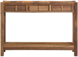 vidaXL - Console - Tafel - 107x33x76 - cm - Massief - Gerecycled - Hout