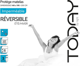 Matrasbeschermer met waterdichte eigenschappen voor zowel zomer als winter