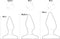 Handgemaakte Abu anale Pluggen - Set van 3 - diameter: 3,5cm, 4cm en 5cm