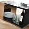 FMD - Salontafel - verlengbaar - Artisan - eikenkleurig - en - zwart