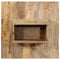 vidaXL - Nachtkastje - 50x27x50 - cm - massief - ruw - mangohout