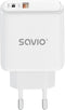 Savio LA-06 - Oplader - USB Type A & C - Power Delivery 3.0 - Wit