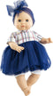 Paola Reina Manus Judith zachte babypop blank meisje met blauwe ogen 36cm