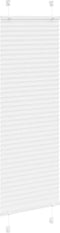 vidaXL - Plissé - rolgordijn - 45x100 - cm - stofbreedte - 44,4 - cm - polyester - wit