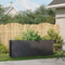 vidaXL - Plantenbak - 200x40x80 - cm - koudgewalst - staal - zwart