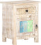 vidaXL - Nachtkastje - 40x30x50 - cm - ruw - acaciahout