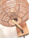 GOOD&MOJO Wandlamp Tanami - Rotan - Ø25cm - Binnen Modern