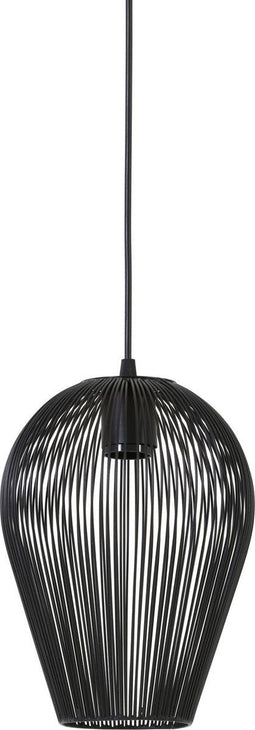 Light & Living Hanglamp Abby - Zwart - Ø19cm - Modern - Hanglampen Eetkamer, Slaapkamer, Woonkamer