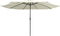 vidaXL - Parasol - met - metalen - paal - 390 - cm - zandwit