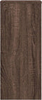 vidaXL - Plantenstandaards - 2 - st - 30x30x70 - cm - bewerkt - hout - bruin - eiken