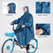 Fuegobird - Poncho Regenponcho - Waterdicht met reflecterende details - Unisex Cyan