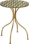Mica Decorations Alanza Bistrotafel - H76 x Ø61 cm - Metaal - Groen