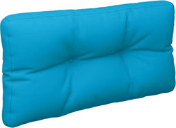 vidaXL - Palletkussen - 80x40x12 - cm - stof - blauw