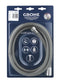 GROHE VitalioFlex Comfort QuickFix Doucheslang - Twiststop 200 cm - Chroom