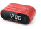 Muse M-10 - Wekker Radio - FM-radio met dubbel alarm - Rood